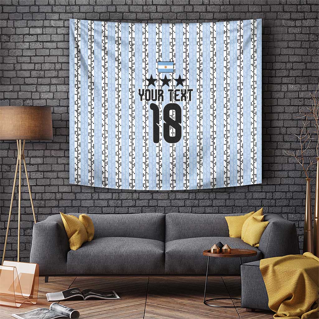 Custom Argentina Heritage Football Tapestry La Albiceleste Glory Road to 2026