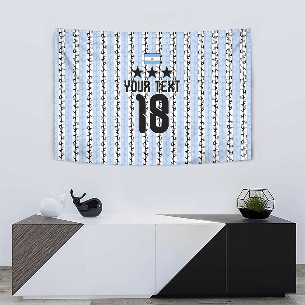 Custom Argentina Heritage Football Tapestry La Albiceleste Glory Road to 2026
