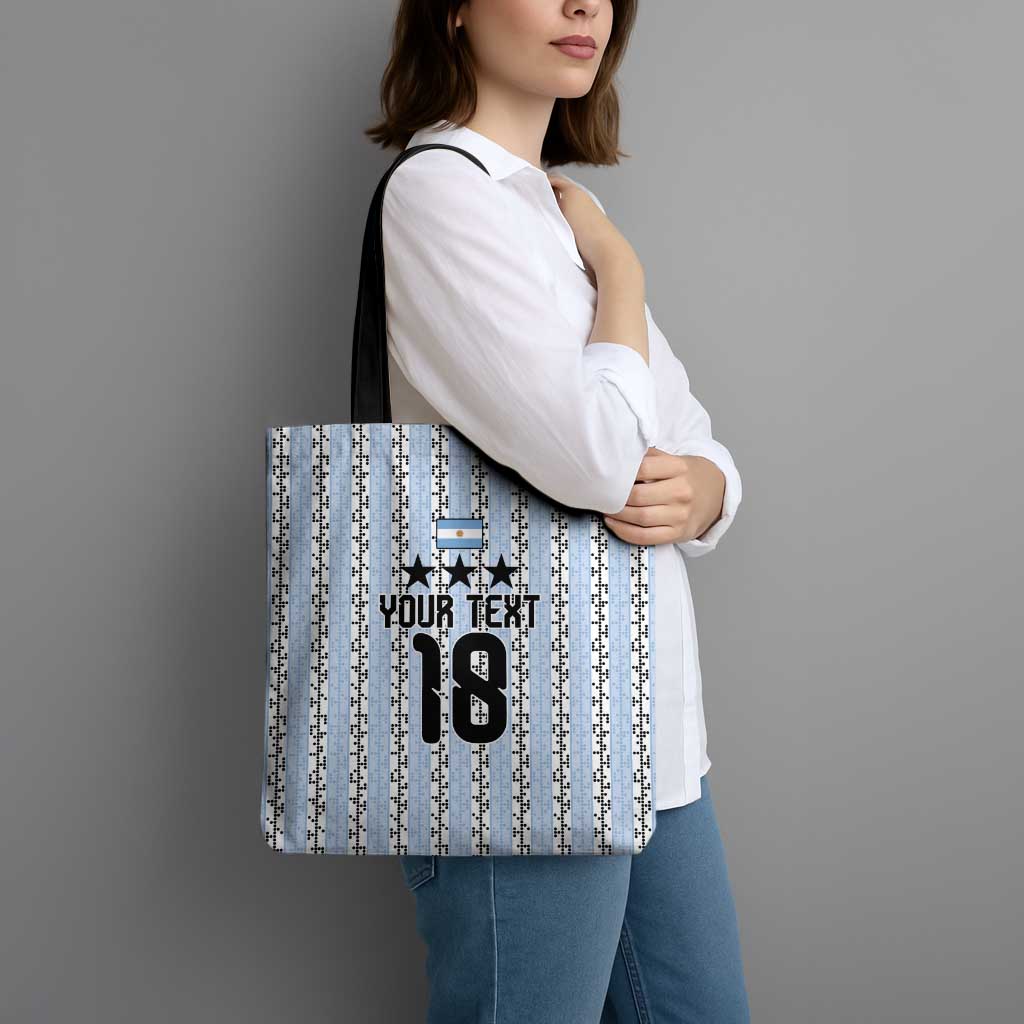 Custom Argentina Heritage Football Tote Bag La Albiceleste Glory Road to 2026