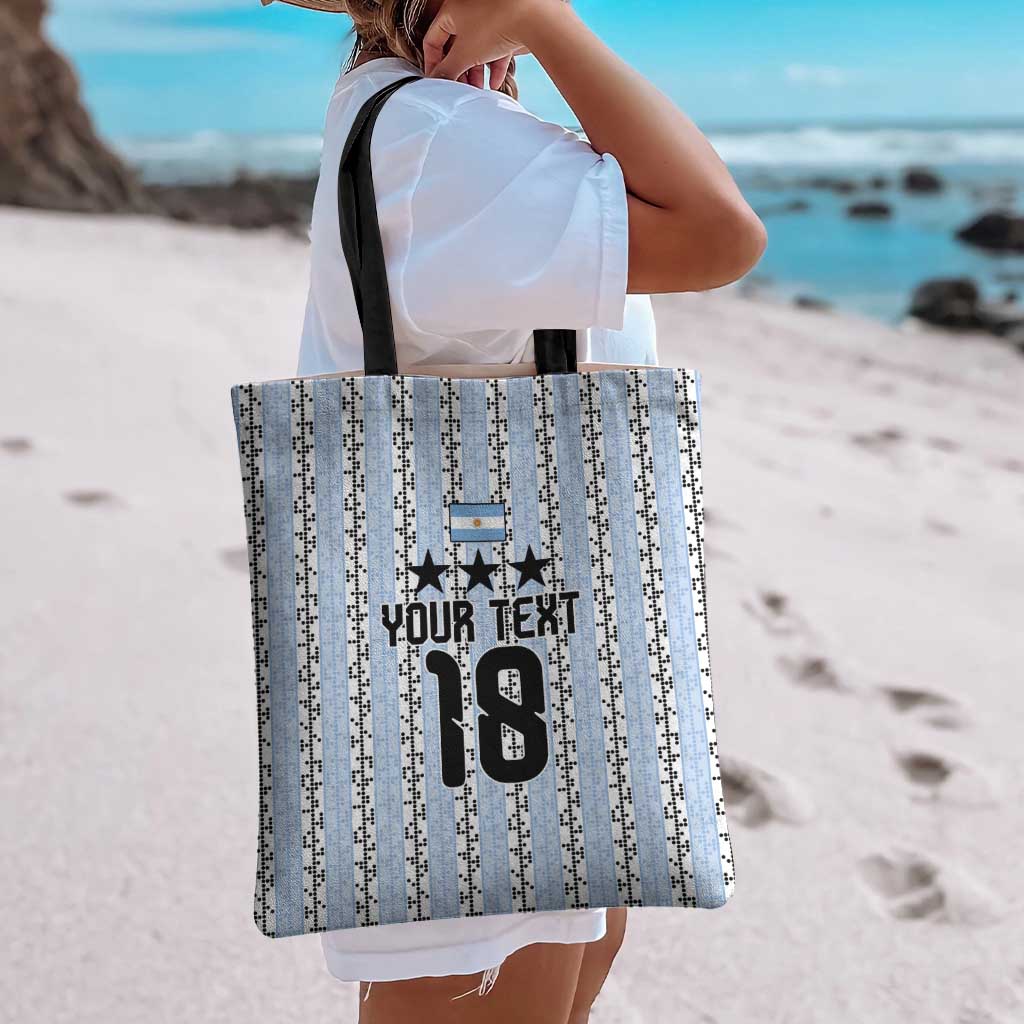 Custom Argentina Heritage Football Tote Bag La Albiceleste Glory Road to 2026
