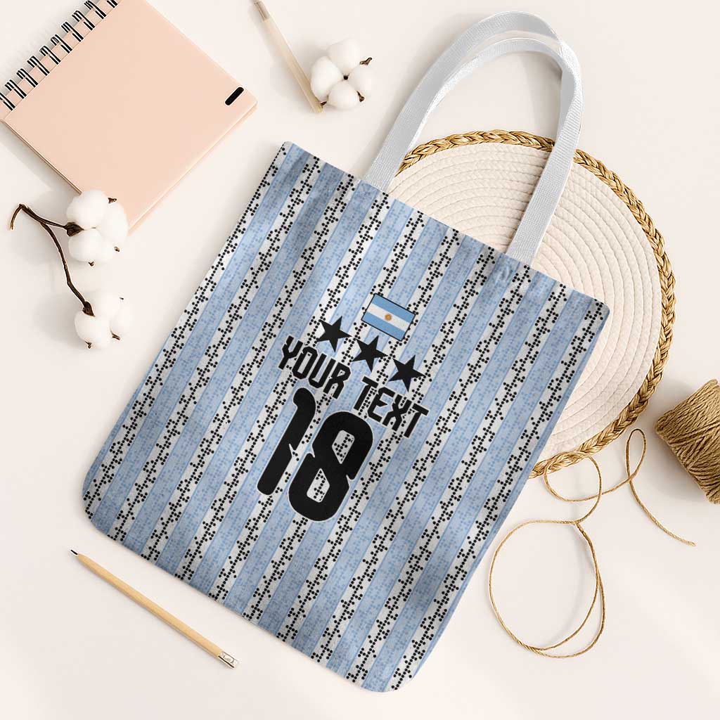 Custom Argentina Heritage Football Tote Bag La Albiceleste Glory Road to 2026
