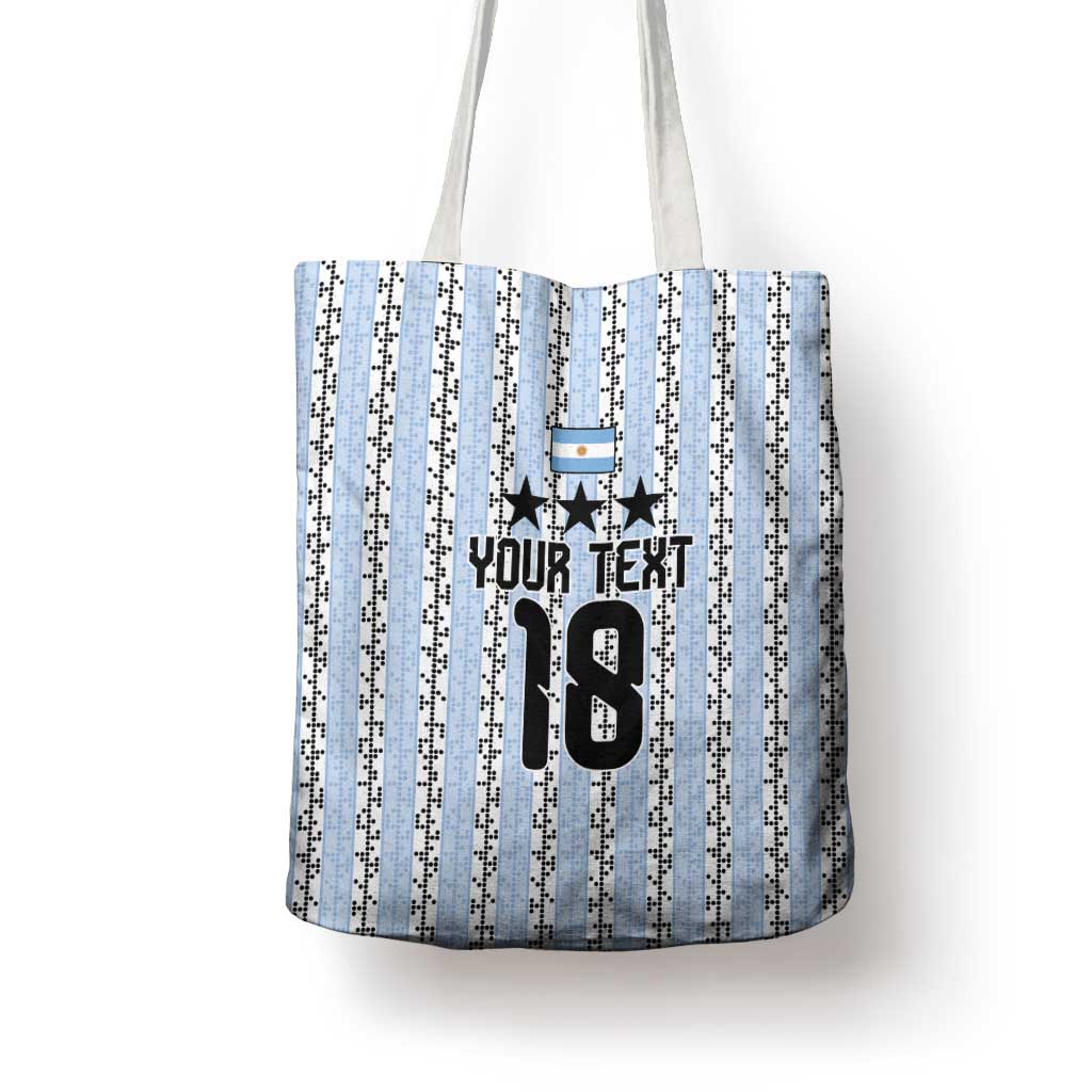 Custom Argentina Heritage Football Tote Bag La Albiceleste Glory Road to 2026