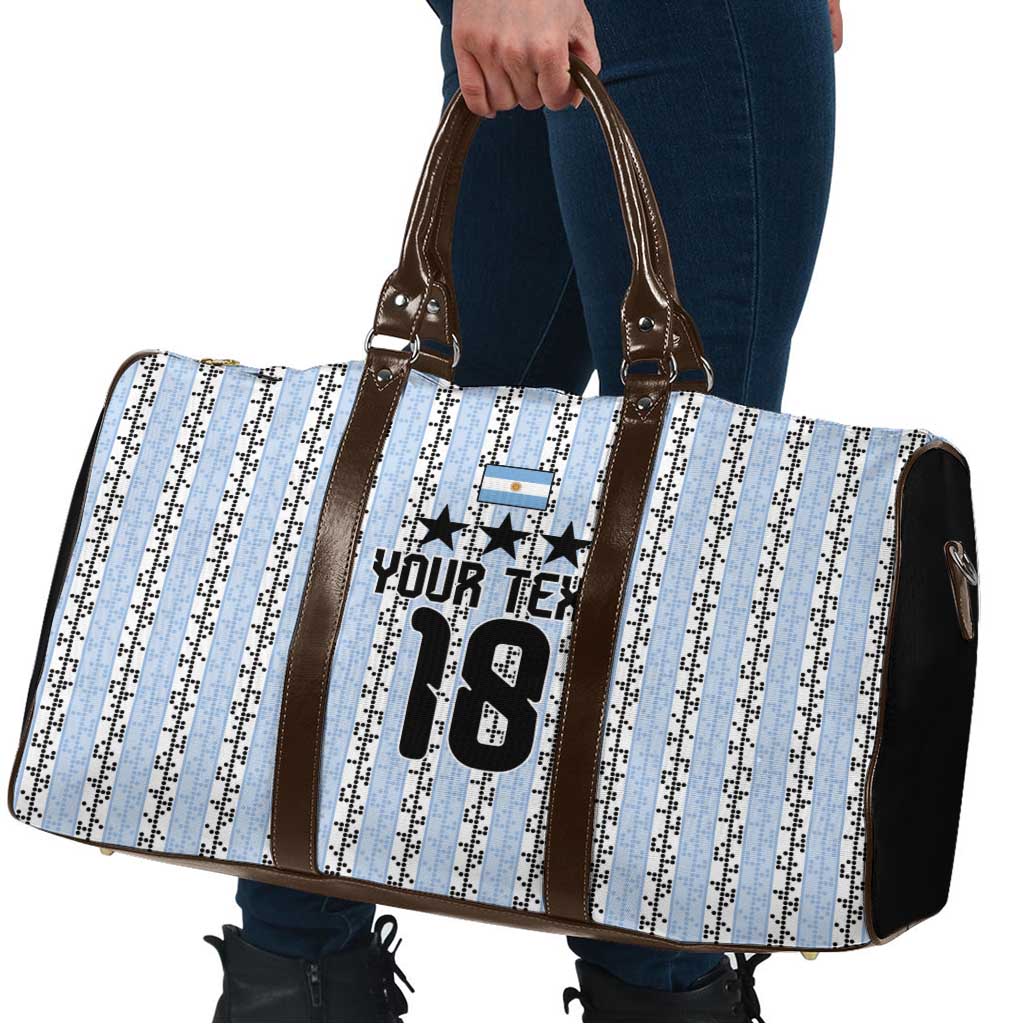 Custom Argentina Heritage Football Travel Bag La Albiceleste Glory Road to 2026