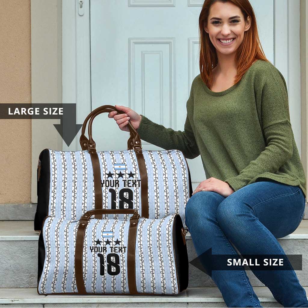 Custom Argentina Heritage Football Travel Bag La Albiceleste Glory Road to 2026