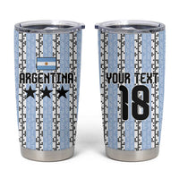 Custom Argentina Heritage Football Tumbler Cup La Albiceleste Glory Road to 2026