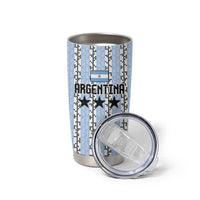 Custom Argentina Heritage Football Tumbler Cup La Albiceleste Glory Road to 2026