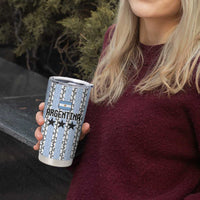 Custom Argentina Heritage Football Tumbler Cup La Albiceleste Glory Road to 2026