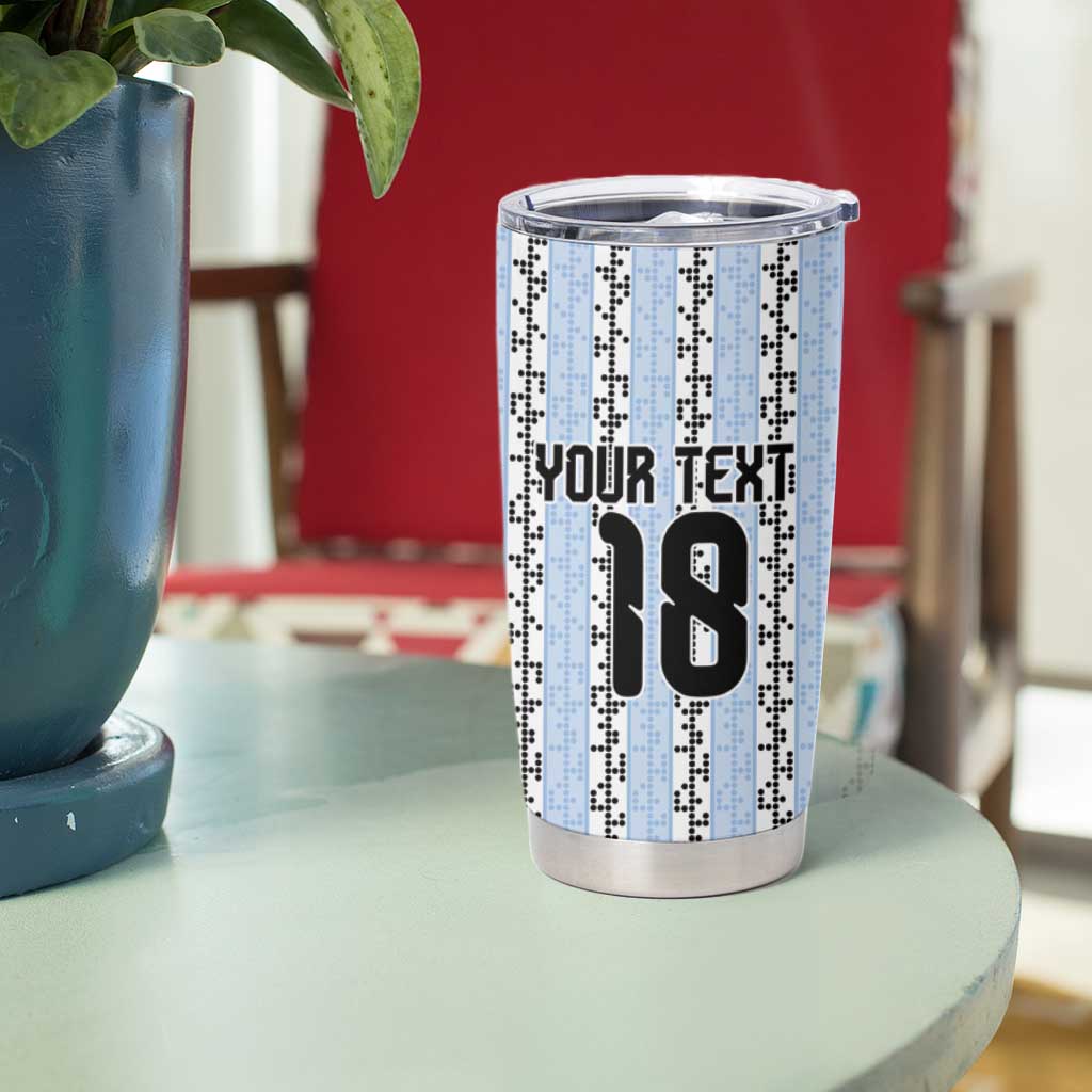 Custom Argentina Heritage Football Tumbler Cup La Albiceleste Glory Road to 2026