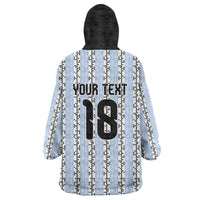 Custom Argentina Heritage Football Wearable Blanket Hoodie La Albiceleste Glory Road to 2026