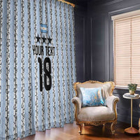 Custom Argentina Heritage Football Window Curtain La Albiceleste Glory Road to 2026