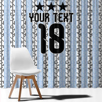 Custom Argentina Heritage Football Window Curtain La Albiceleste Glory Road to 2026