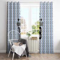 Custom Argentina Heritage Football Window Curtain La Albiceleste Glory Road to 2026