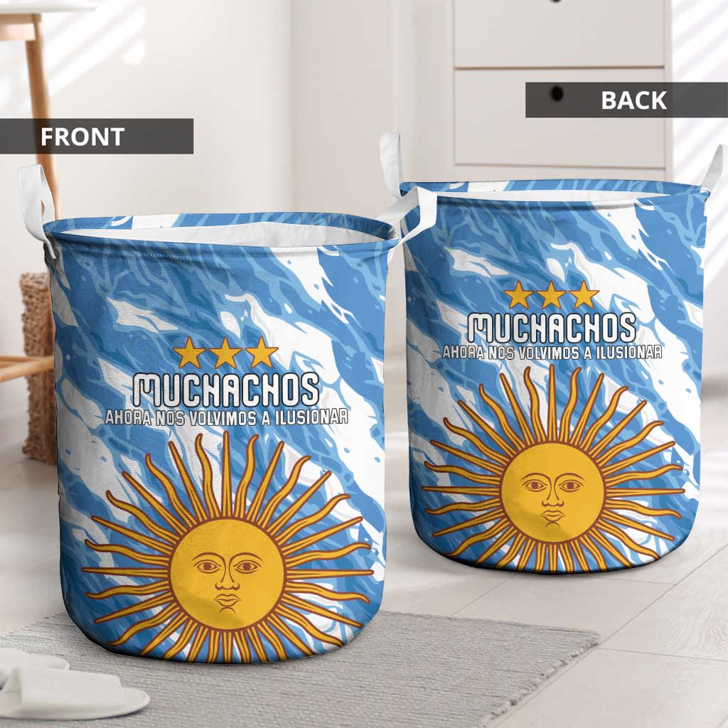 Argentina Football Laundry Basket Muchachos, Ahora Nos Volvimos a Ilusionar