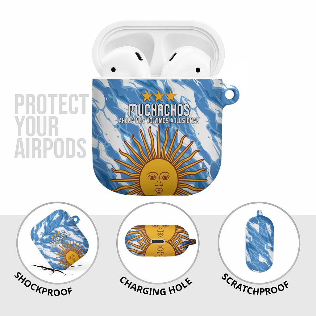 Argentina Football AirPods Case Muchachos, Ahora Nos Volvimos a Ilusionar