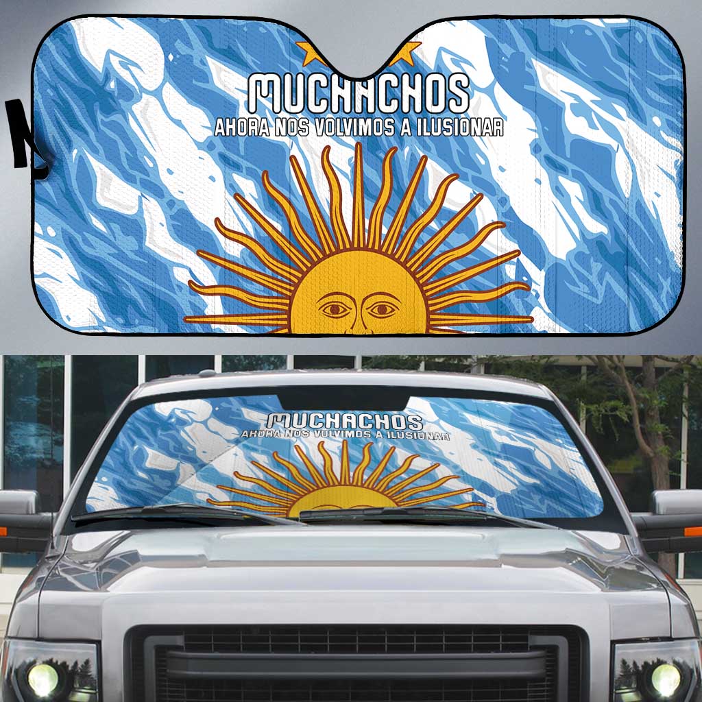 Argentina Football Auto Sun Shade Muchachos, Ahora Nos Volvimos a Ilusionar