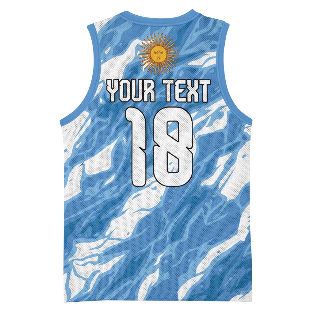 Custom Argentina Football Basketball Jersey Muchachos, Ahora Nos Volvimos a Ilusionar
