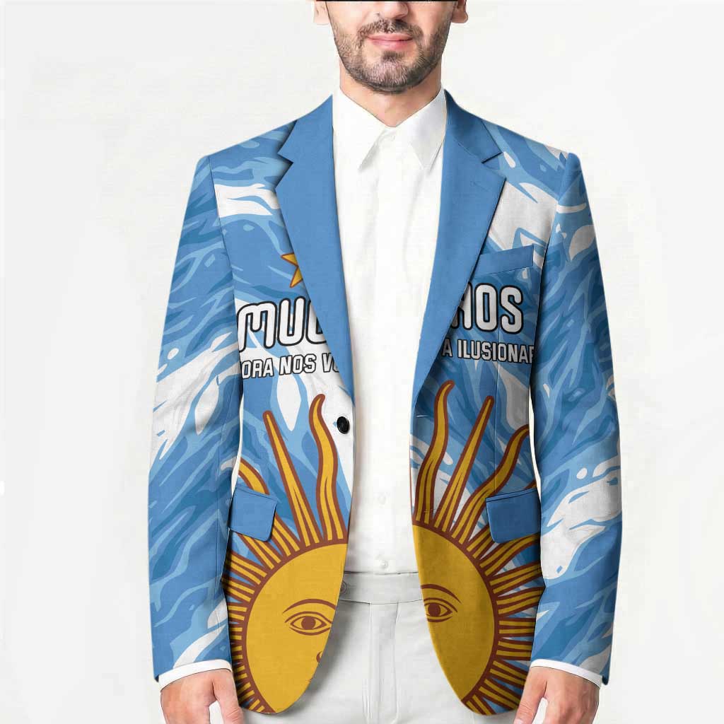 Custom Argentina Football Blazer Muchachos, Ahora Nos Volvimos a Ilusionar