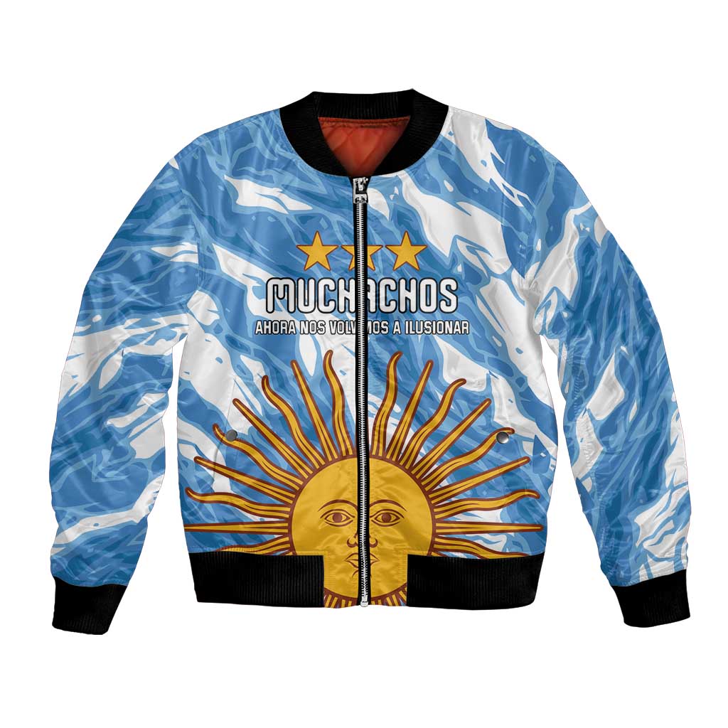 Custom Argentina Football Bomber Jacket Muchachos, Ahora Nos Volvimos a Ilusionar