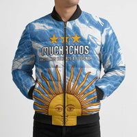 Custom Argentina Football Bomber Puffer Jacket Muchachos, Ahora Nos Volvimos a Ilusionar