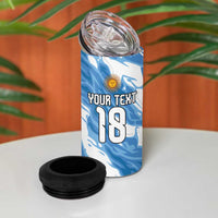 Custom Argentina Football 4 in 1 Can Cooler Tumbler Muchachos, Ahora Nos Volvimos a Ilusionar