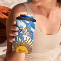 Custom Argentina Football 4 in 1 Can Cooler Tumbler Muchachos, Ahora Nos Volvimos a Ilusionar