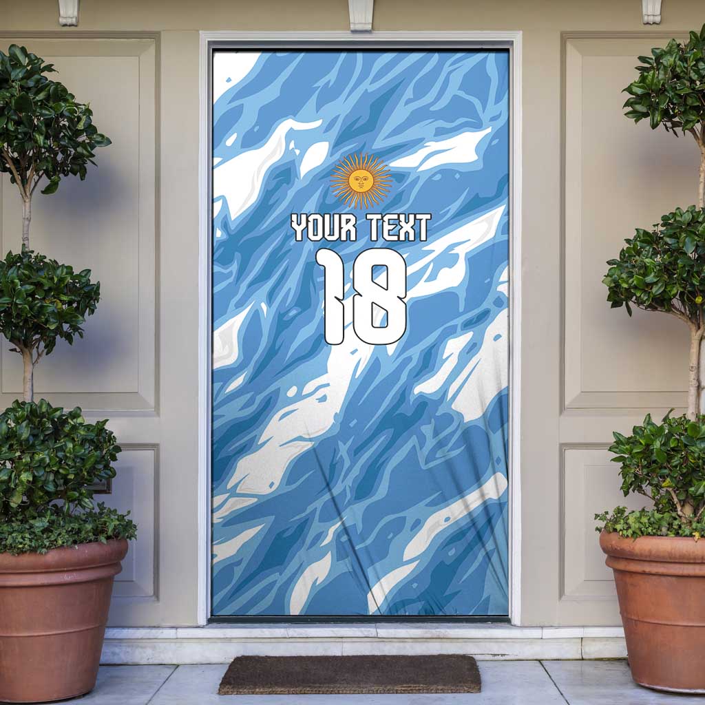 Custom Argentina Football Door Cover Muchachos, Ahora Nos Volvimos a Ilusionar
