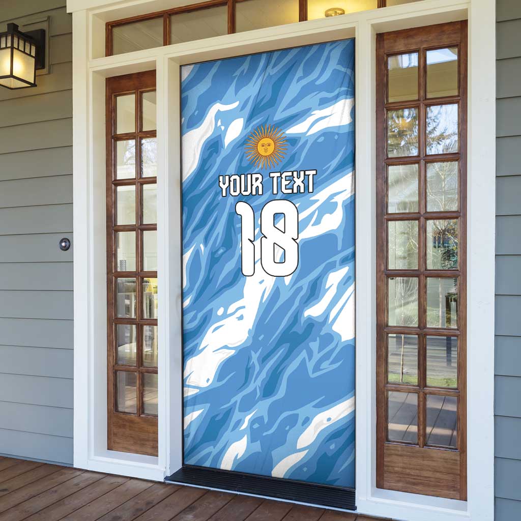 Custom Argentina Football Door Cover Muchachos, Ahora Nos Volvimos a Ilusionar