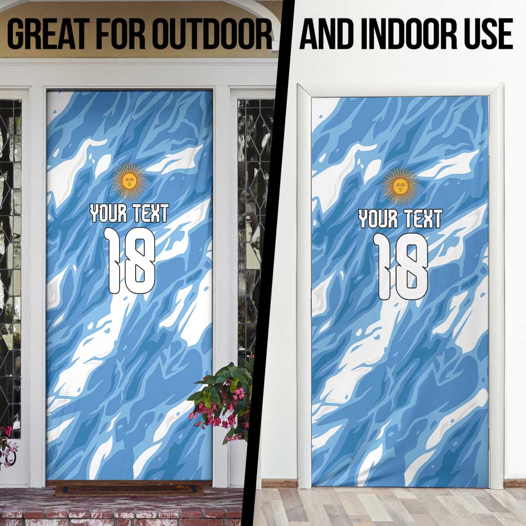 Custom Argentina Football Door Cover Muchachos, Ahora Nos Volvimos a Ilusionar