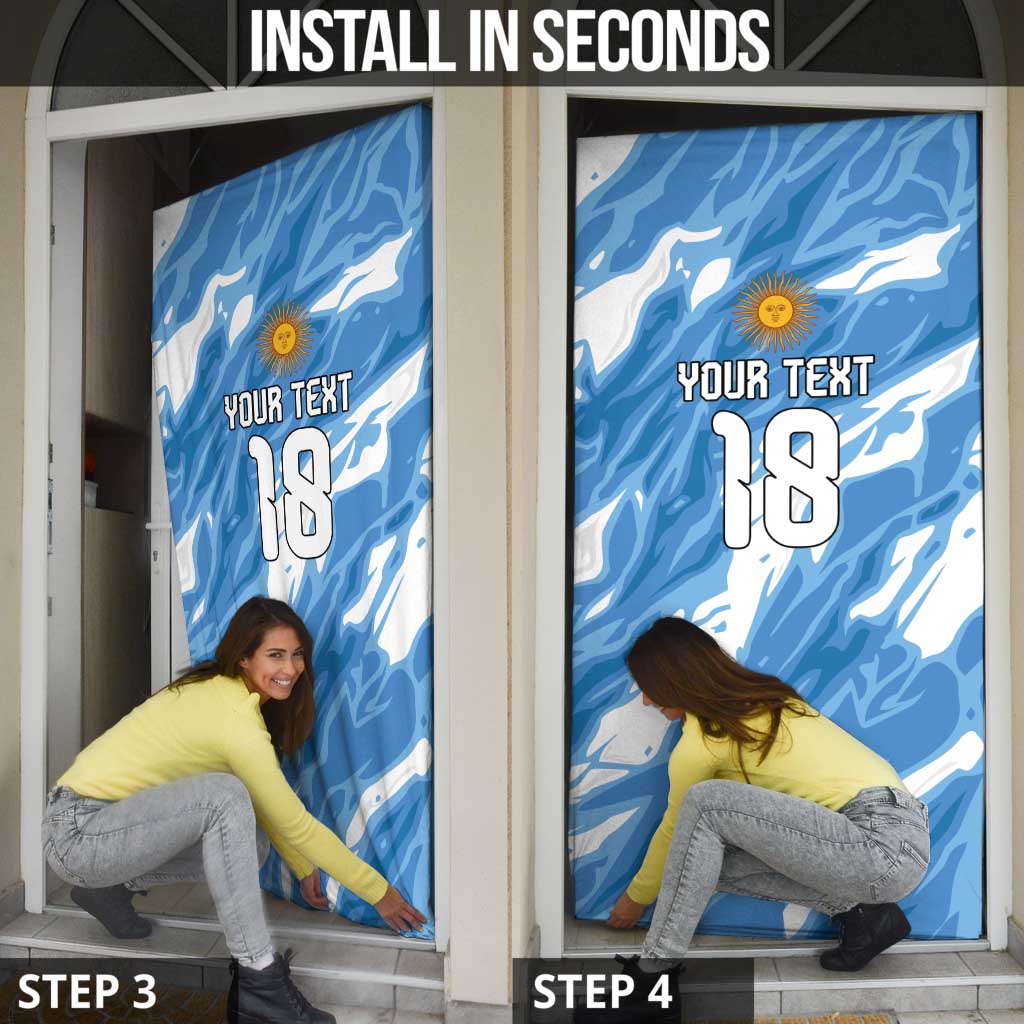 Custom Argentina Football Door Cover Muchachos, Ahora Nos Volvimos a Ilusionar