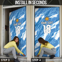Custom Argentina Football Door Cover Muchachos, Ahora Nos Volvimos a Ilusionar