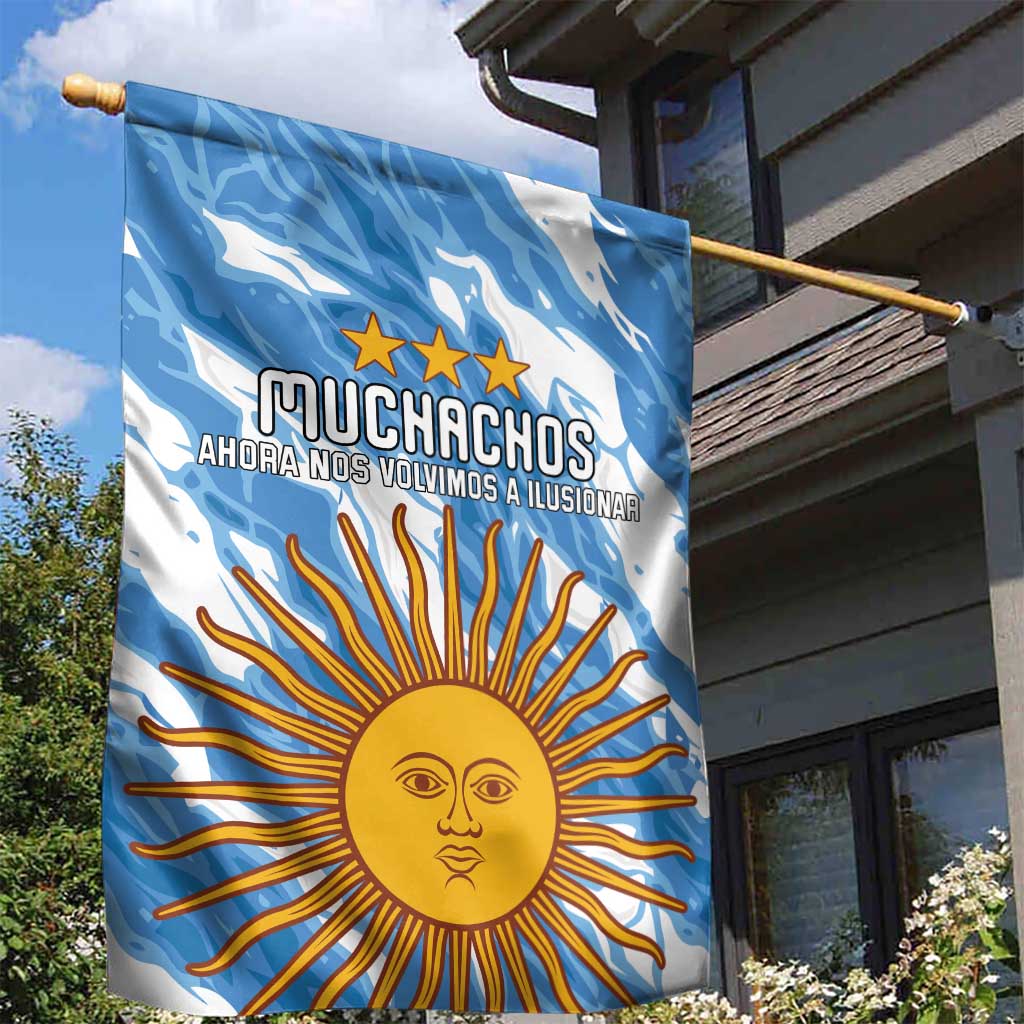 Argentina Football Garden Flag Muchachos, Ahora Nos Volvimos a Ilusionar