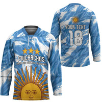 Custom Argentina Football Hockey Jersey Muchachos, Ahora Nos Volvimos a Ilusionar
