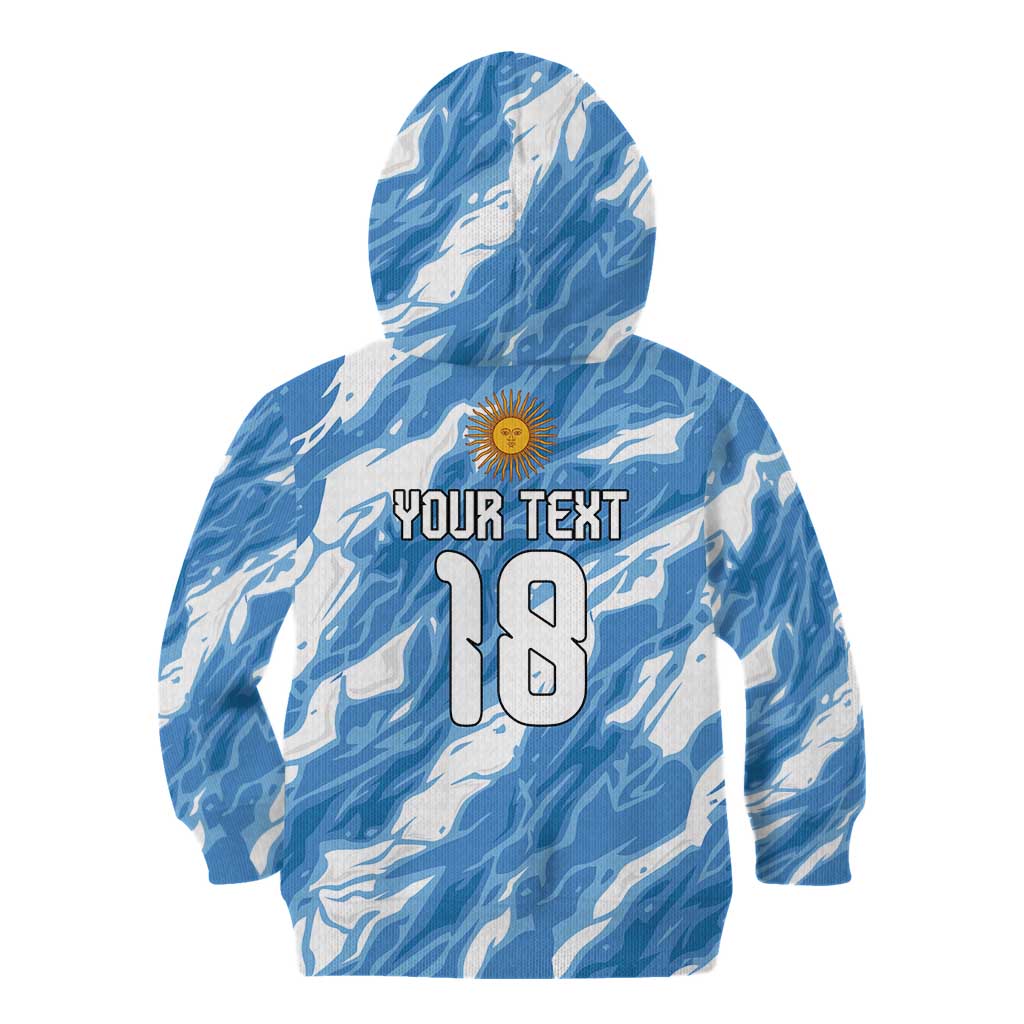 Custom Argentina Football Kid Hoodie Muchachos, Ahora Nos Volvimos a Ilusionar