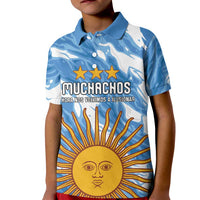 Custom Argentina Football Kid Polo Shirt Muchachos, Ahora Nos Volvimos a Ilusionar