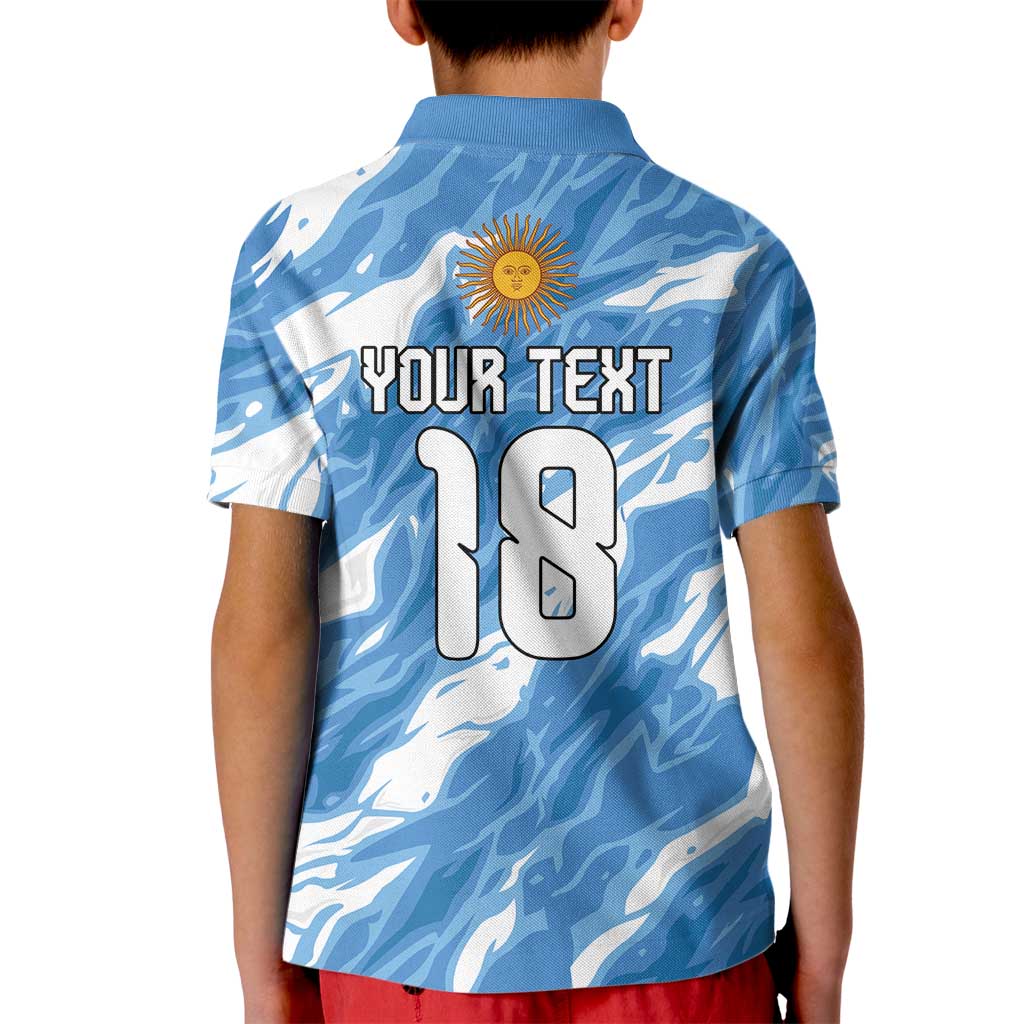 Custom Argentina Football Kid Polo Shirt Muchachos, Ahora Nos Volvimos a Ilusionar