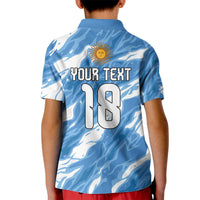 Custom Argentina Football Kid Polo Shirt Muchachos, Ahora Nos Volvimos a Ilusionar