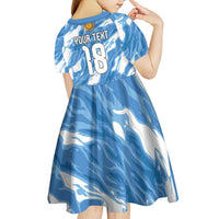 Custom Argentina Football Kid Short Sleeve Dress Muchachos, Ahora Nos Volvimos a Ilusionar
