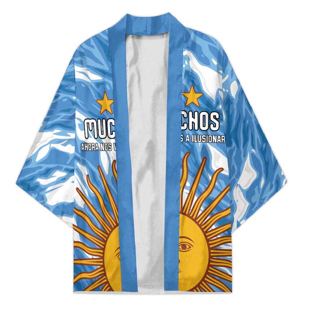 Custom Argentina Football Kimono Muchachos, Ahora Nos Volvimos a Ilusionar