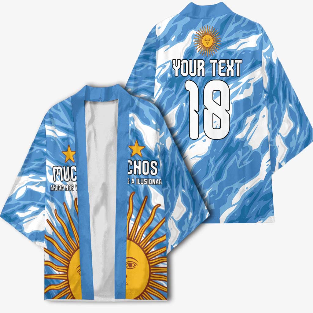 Custom Argentina Football Kimono Muchachos, Ahora Nos Volvimos a Ilusionar