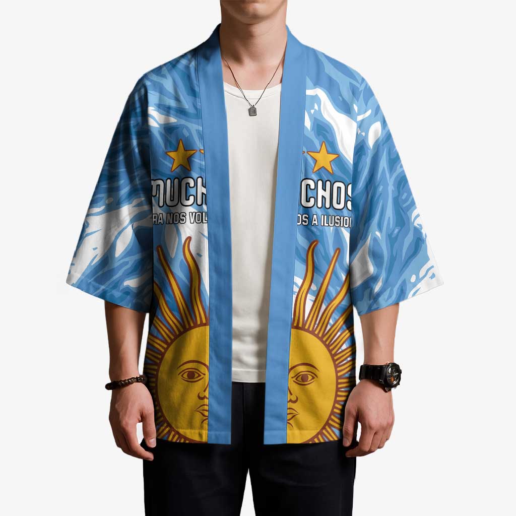 Custom Argentina Football Kimono Muchachos, Ahora Nos Volvimos a Ilusionar