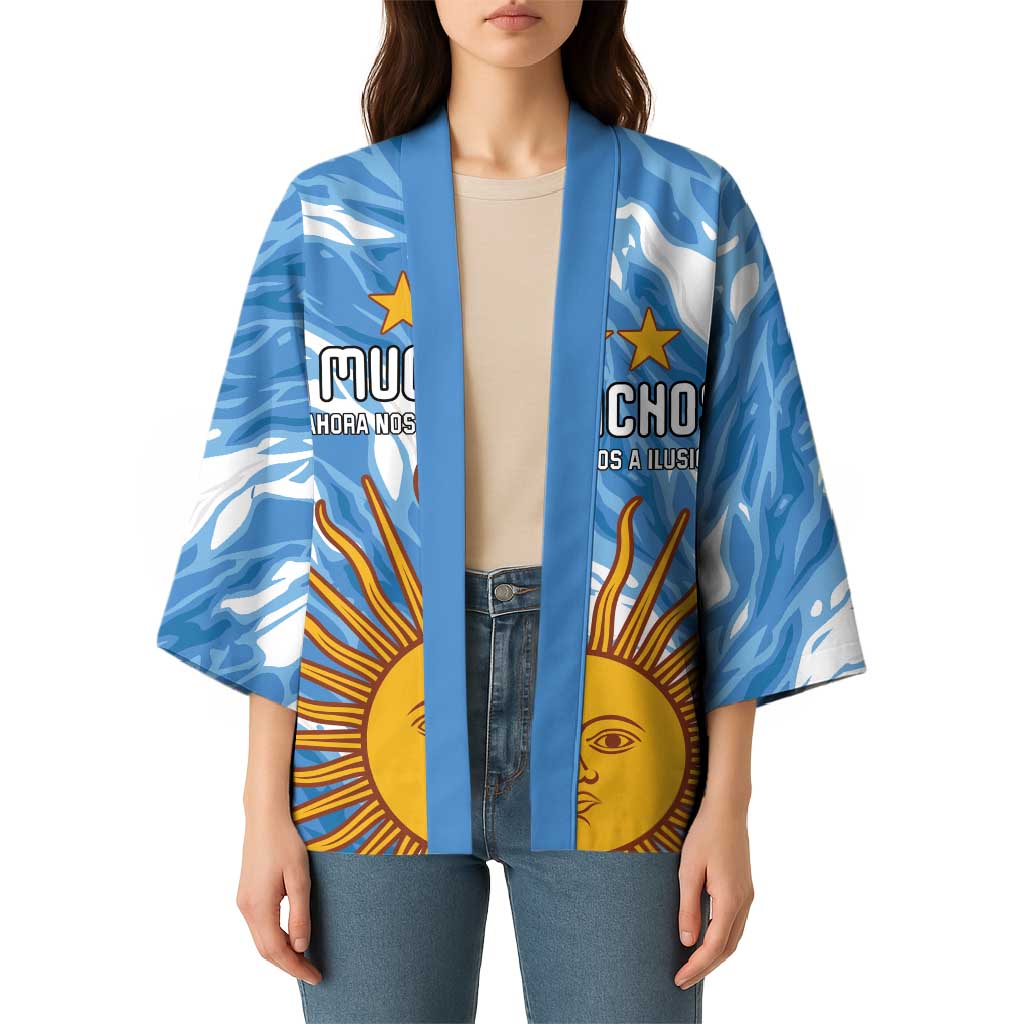 Custom Argentina Football Kimono Muchachos, Ahora Nos Volvimos a Ilusionar