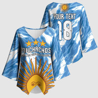 Custom Argentina Football Kimono Sleeve Blouse Muchachos, Ahora Nos Volvimos a Ilusionar
