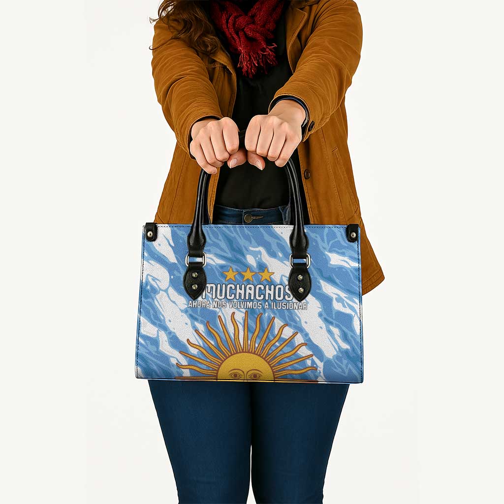 Argentina Football Leather Bag Muchachos, Ahora Nos Volvimos a Ilusionar
