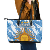 Argentina Football Leather Tote Bag Muchachos, Ahora Nos Volvimos a Ilusionar