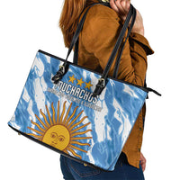 Argentina Football Leather Tote Bag Muchachos, Ahora Nos Volvimos a Ilusionar