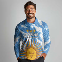 Custom Argentina Football Long Sleeve Polo Shirt Muchachos, Ahora Nos Volvimos a Ilusionar
