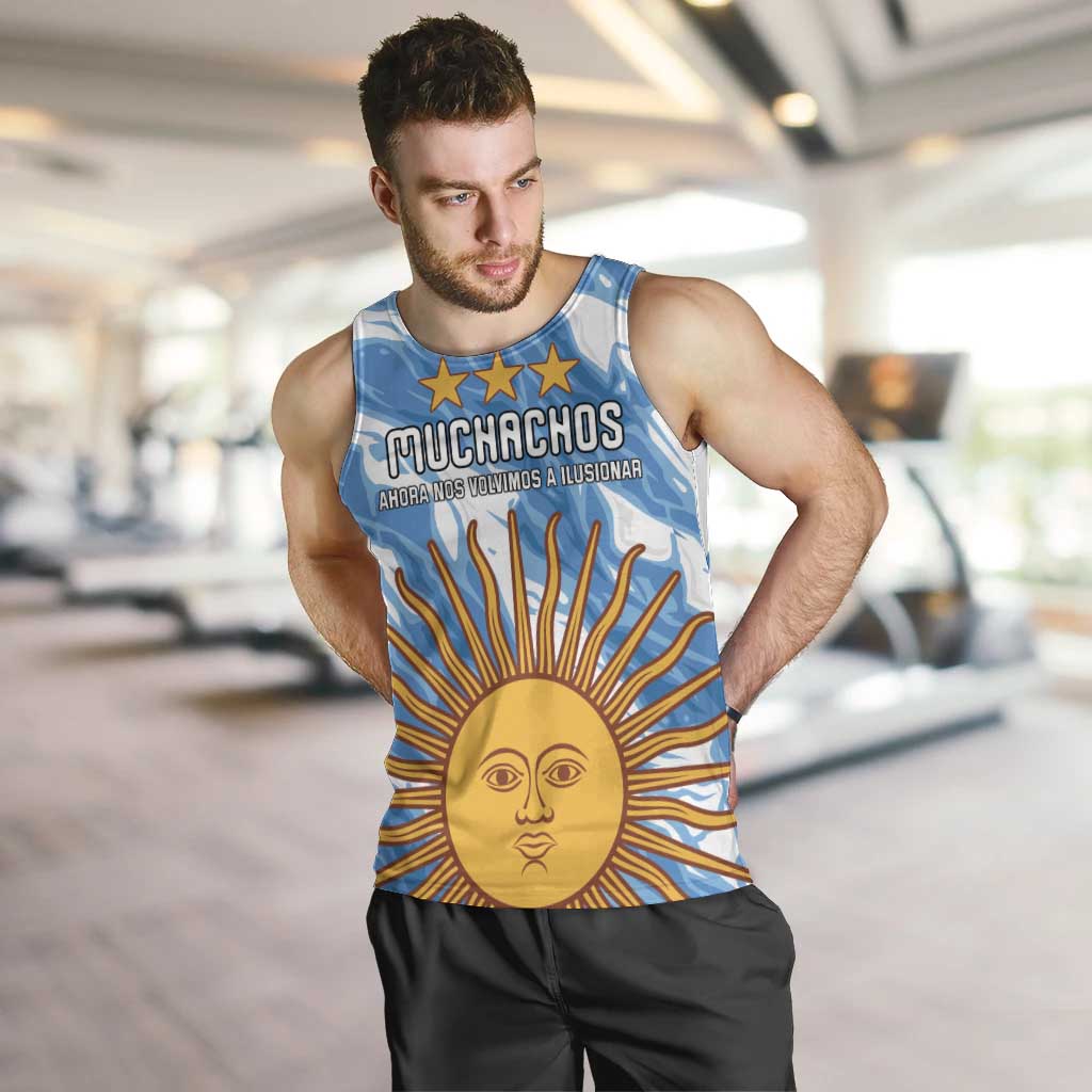 Custom Argentina Football Men Tank Top Muchachos, Ahora Nos Volvimos a Ilusionar