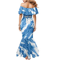 Custom Argentina Football Mermaid Dress Muchachos, Ahora Nos Volvimos a Ilusionar