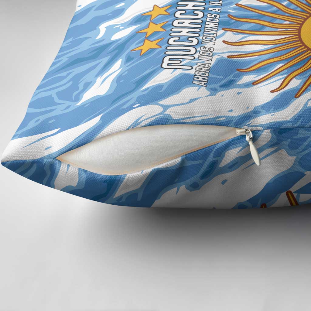 Argentina Football Pillow Cover Muchachos, Ahora Nos Volvimos a Ilusionar