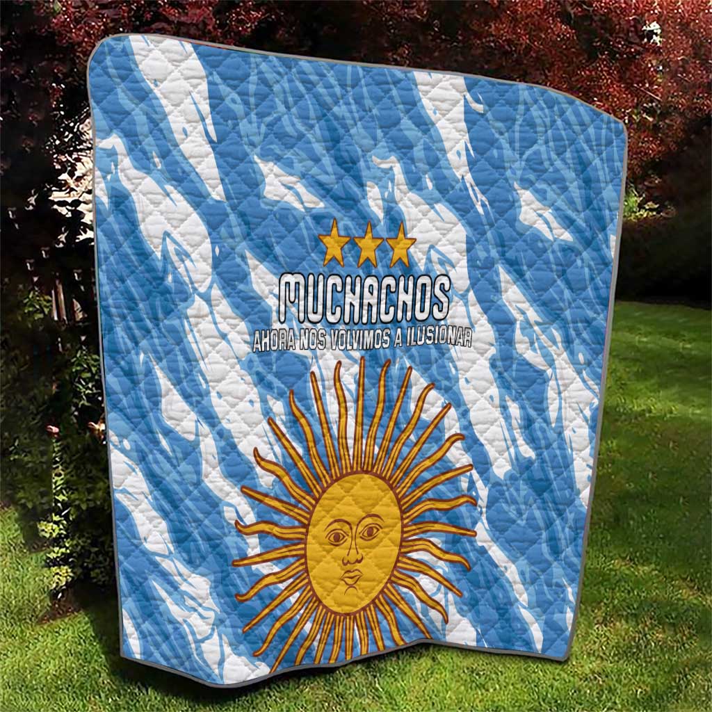 Argentina Football Quilt Muchachos, Ahora Nos Volvimos a Ilusionar